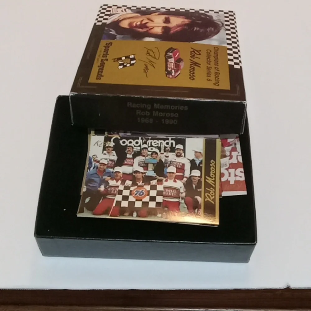 Rob Moroso Collectible Nascar Driver Trading Card Complete Set
